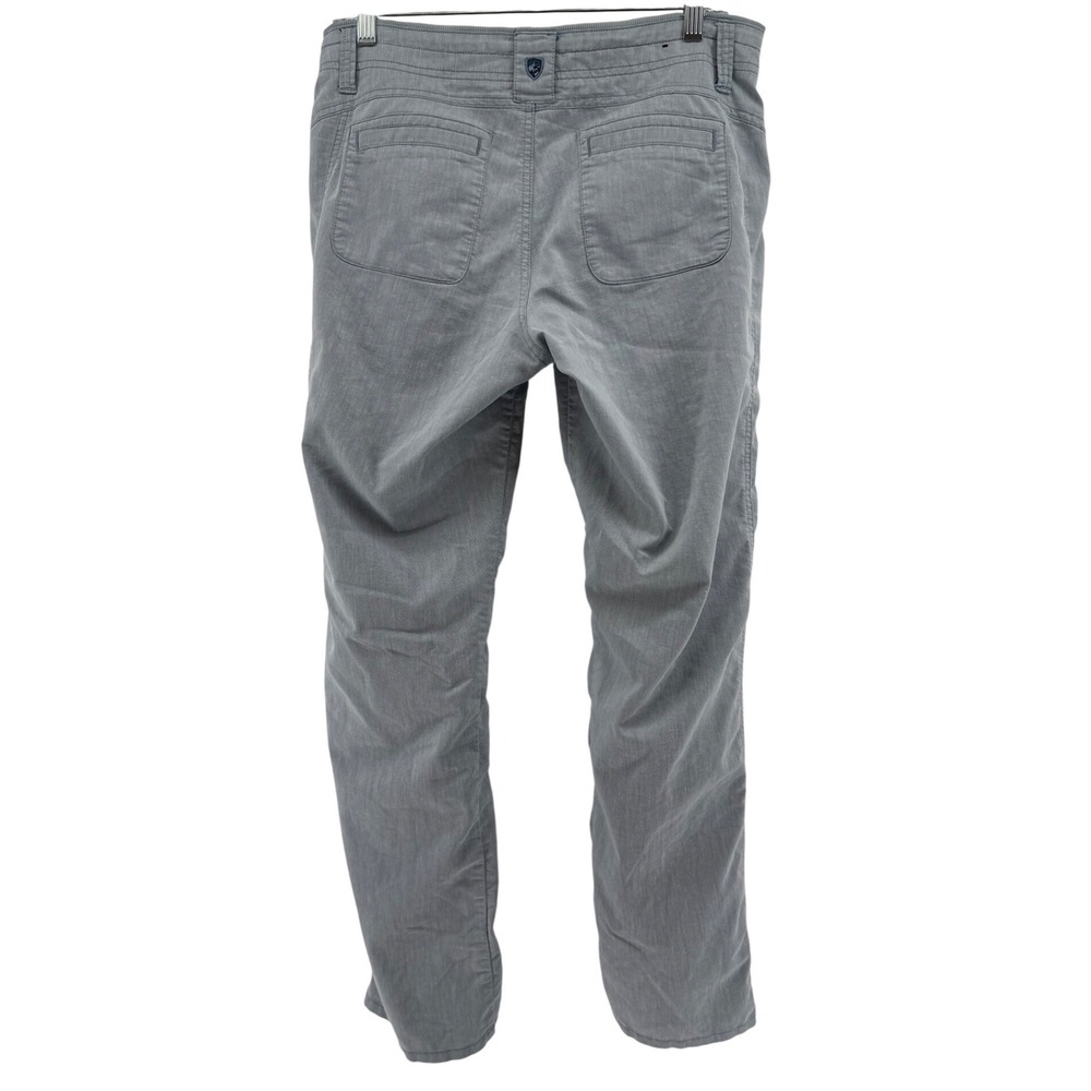Kuhl Womens Grey Straight Leg Hiking Utility Pants Size 8 REG Articulated Knee - Picture 2 of 5